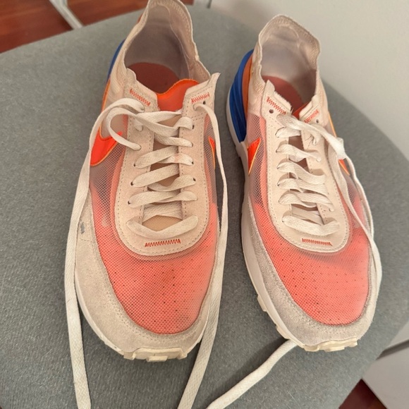 Nike Waffle One sneakers in pearl white/multi - Picture 4 of 9